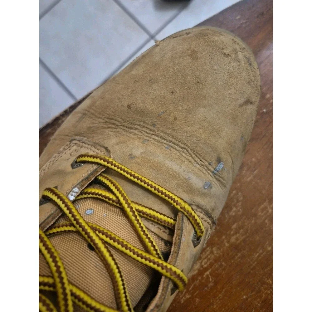 Herman Survivors Grizzly Steel Toe Boots Men's Size 11W Tan Leather MNHS49DP001